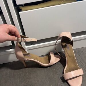 Blush Ankle Strap dance Heels